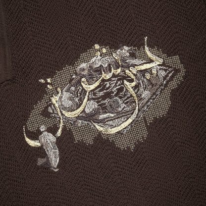 "aziza" polo Knit brown