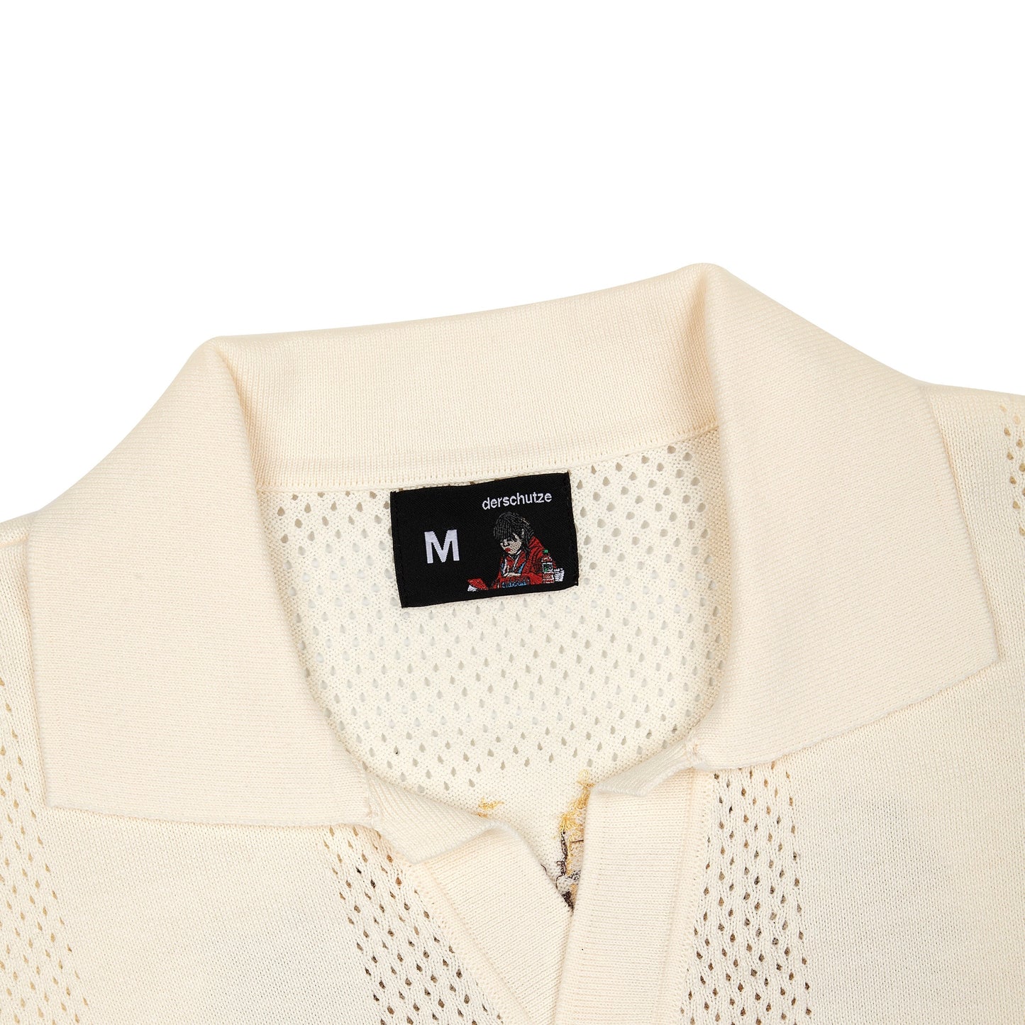 "aziza" jersey Knit creme