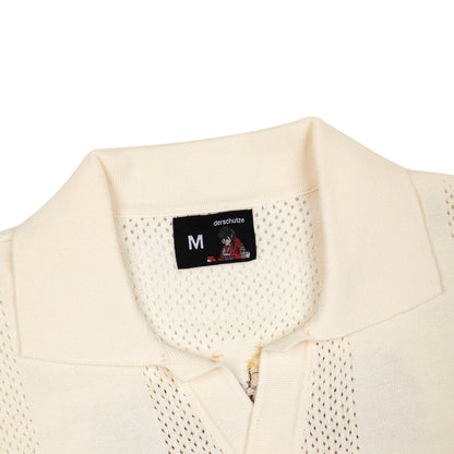 "aziza" jersey Knit creme