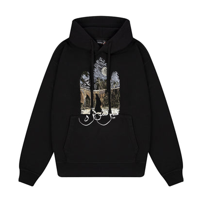 "aziza" Hoodie black