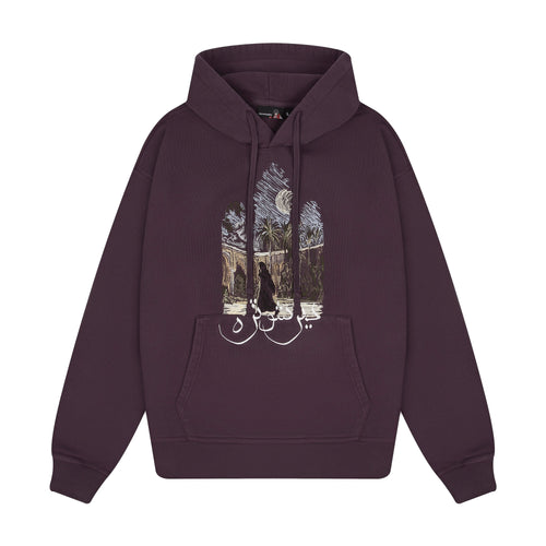"aziza" Hoodie purple