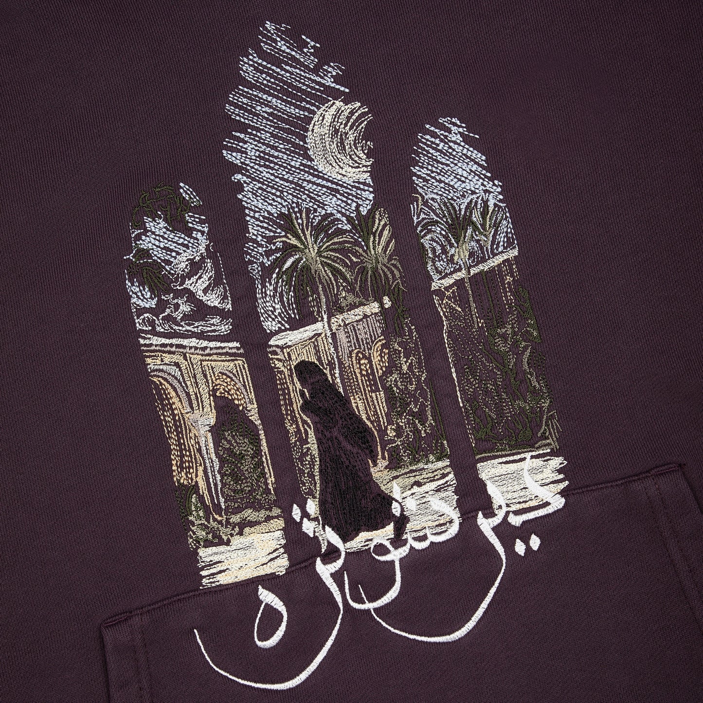 "aziza" Hoodie purple