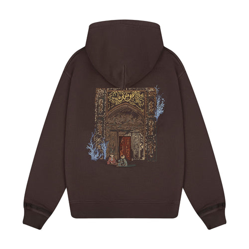 "aziza" Zip Up brown