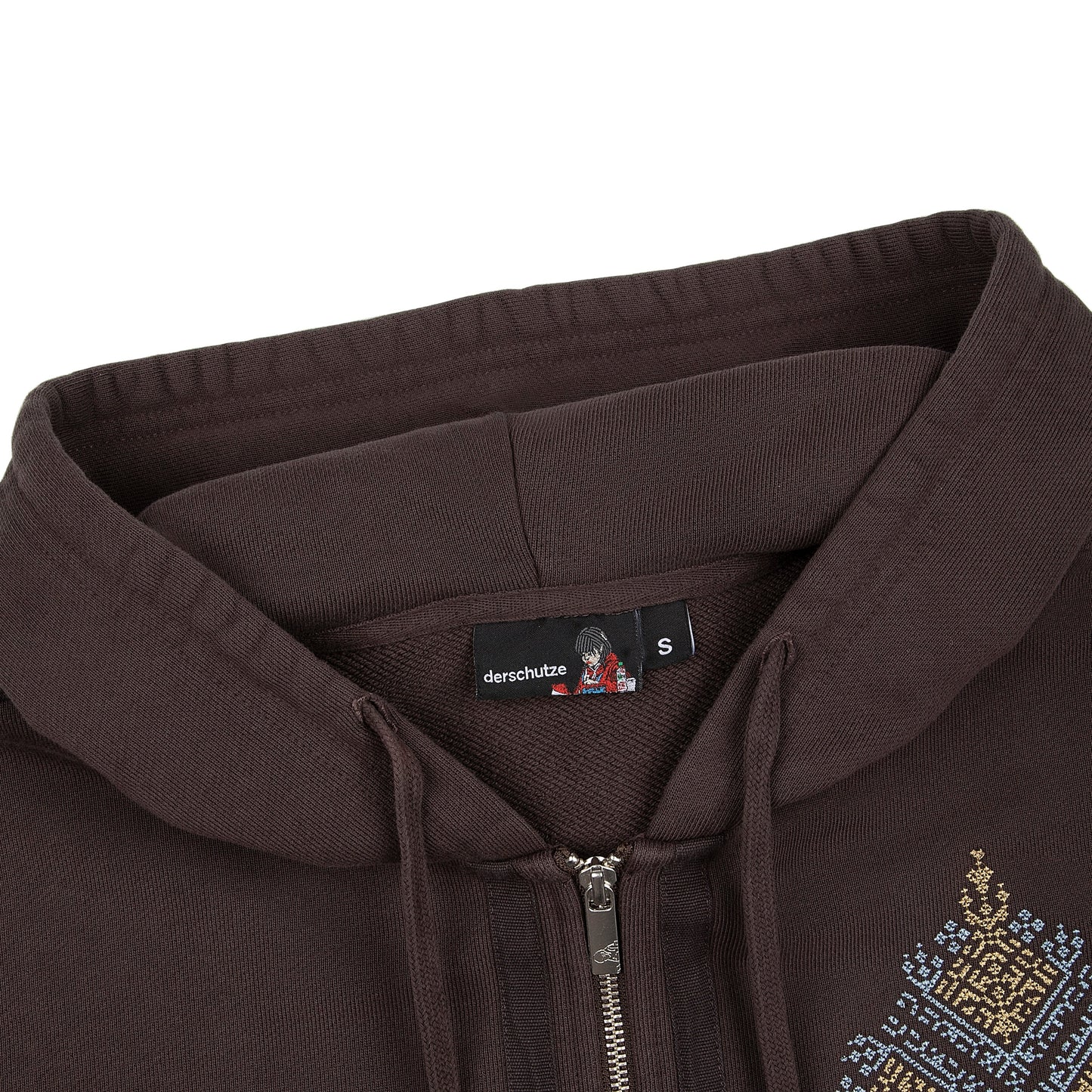 "aziza" Zip Up brown