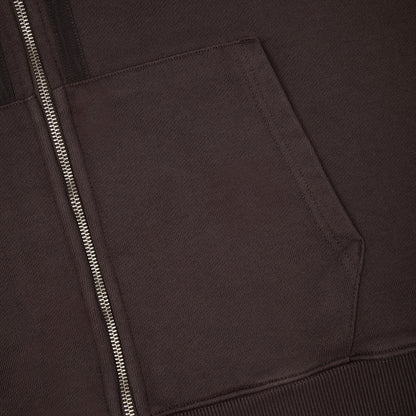 "aziza" Zip Up brown