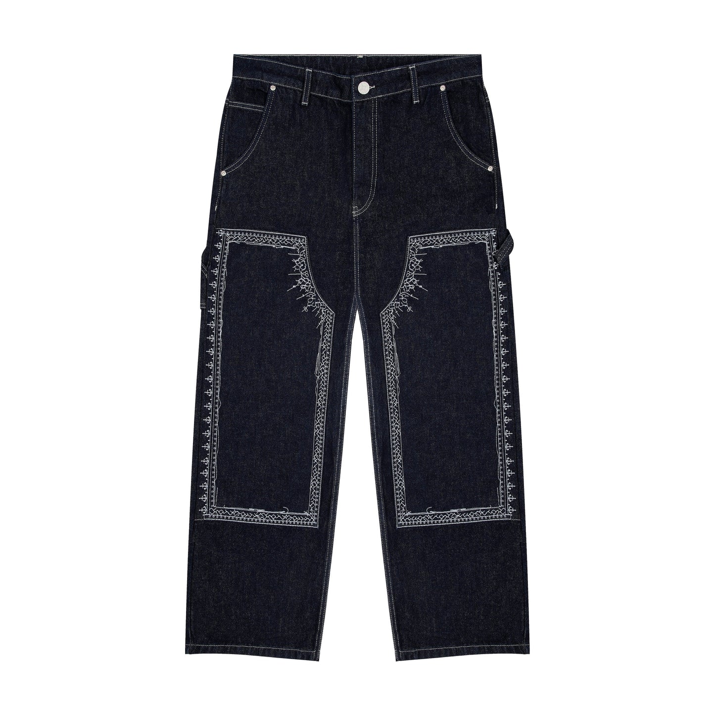 "aziza" indigo raw Denim