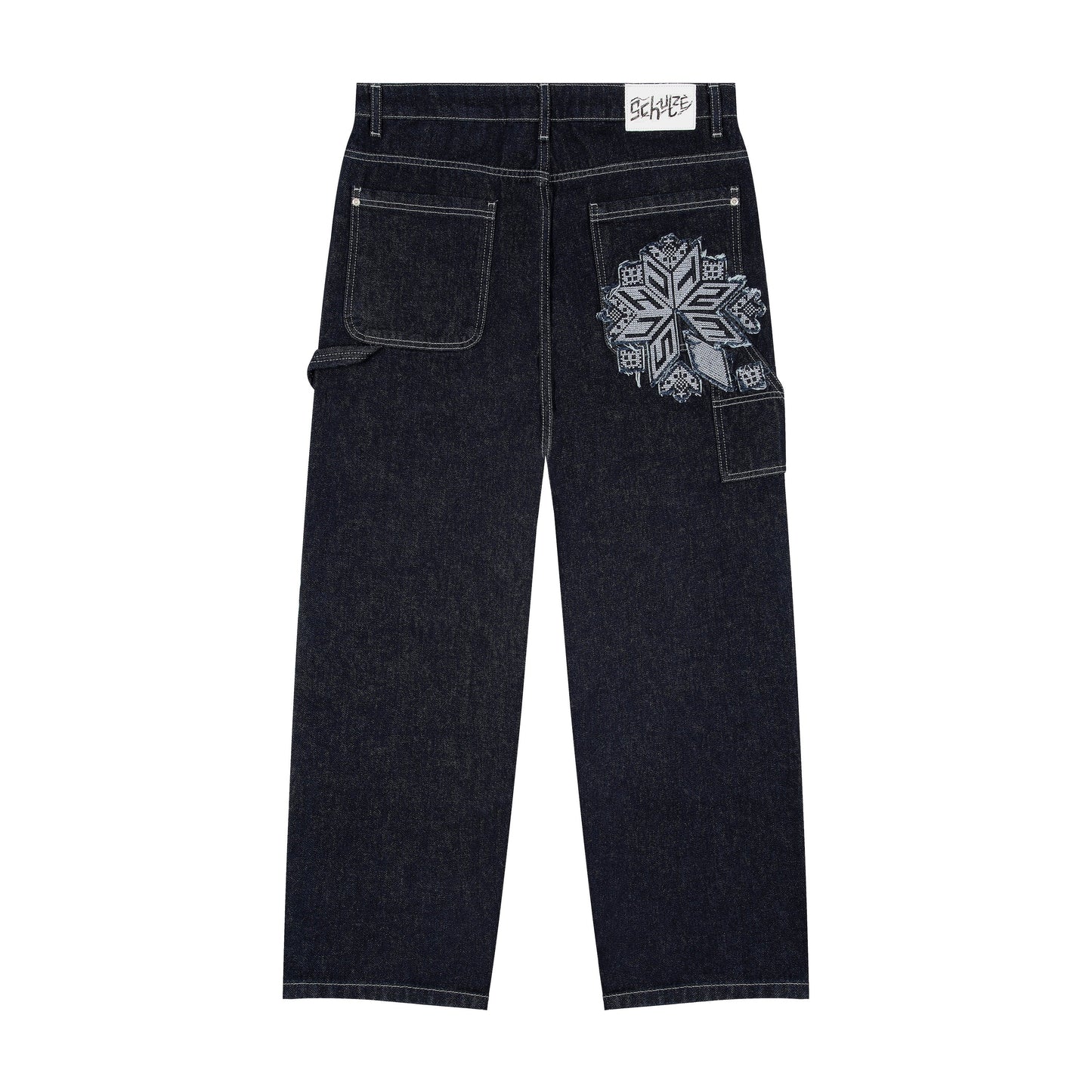 "aziza" indigo raw Denim