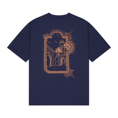 "aziza" T Shirt navy
