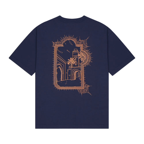 "aziza" T Shirt navy