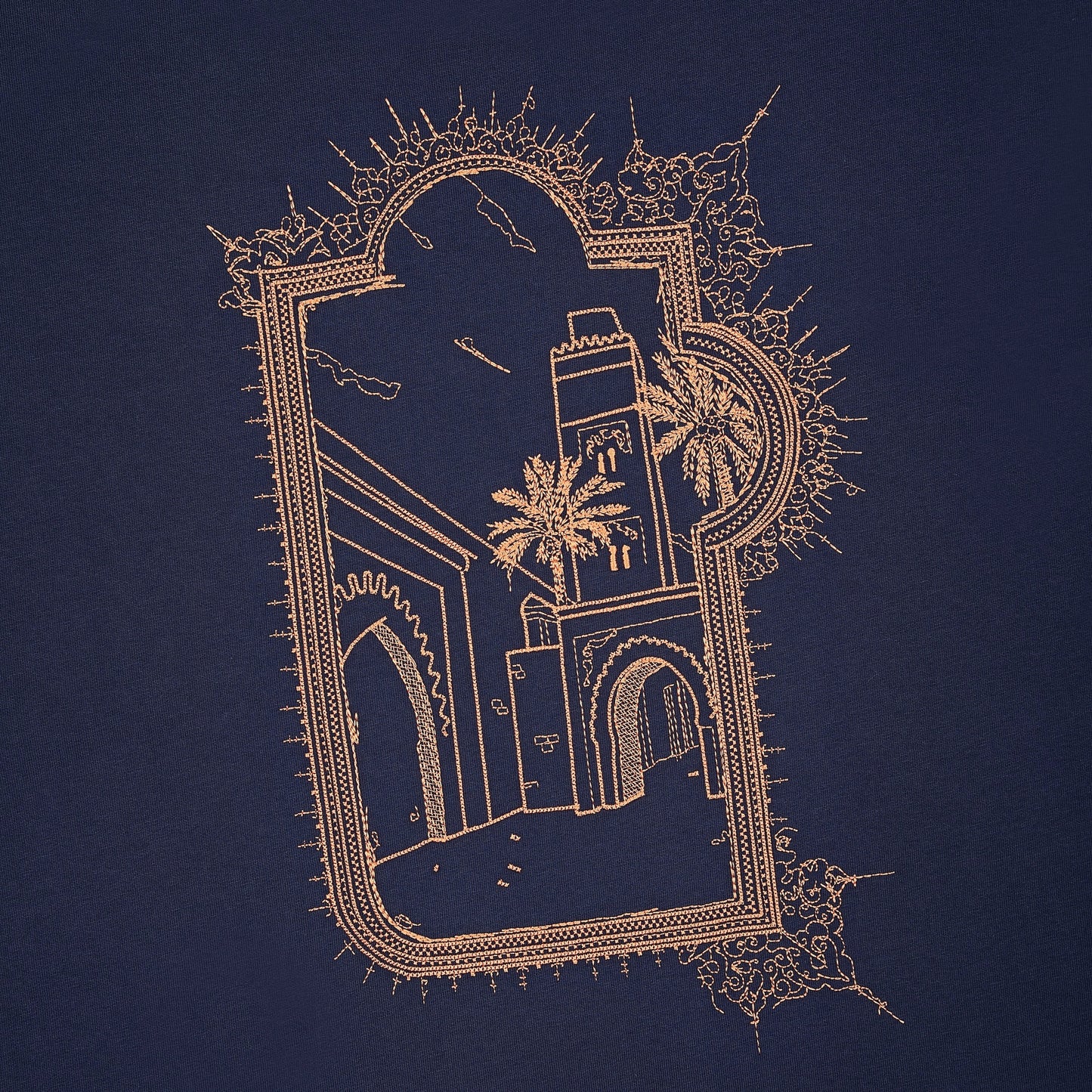 "aziza" T Shirt navy