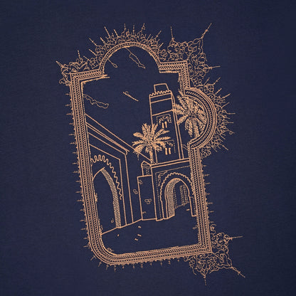 "aziza" T Shirt navy