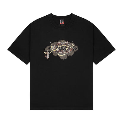 "aziza" T Shirt black 02