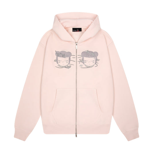 "koi" Zip Up pink