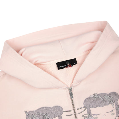 "koi" Zip Up pink