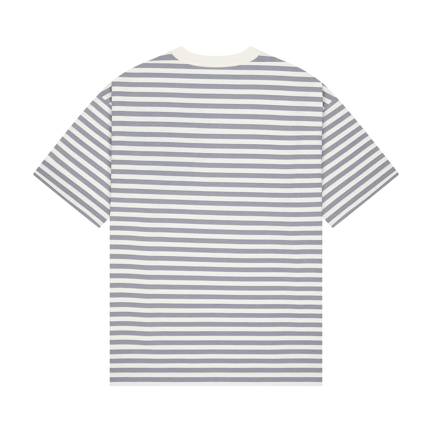 "koi" T Shirt grey striped