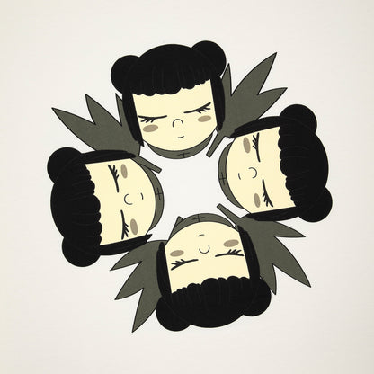 "koi" T Shirt off white