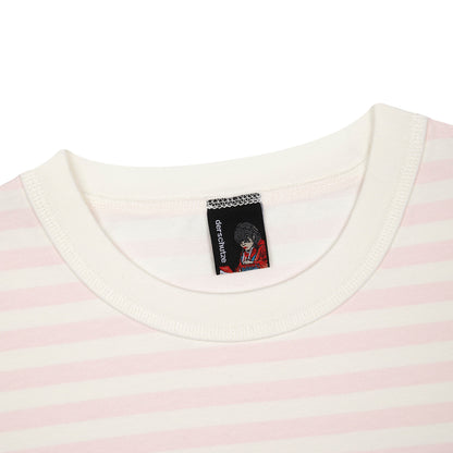 "koi" T Shirt pink striped