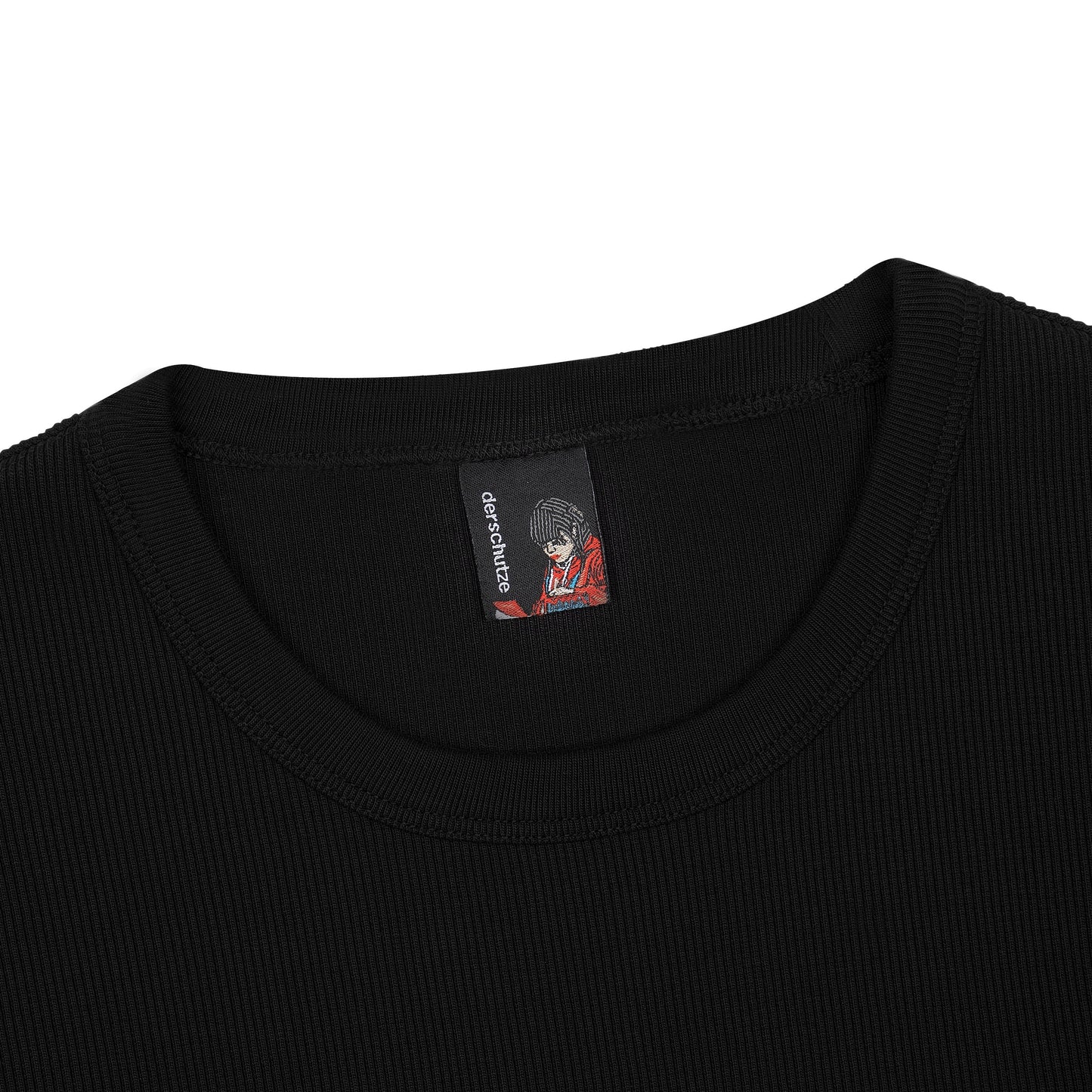 "blossom v3" ribbed T Shirt black