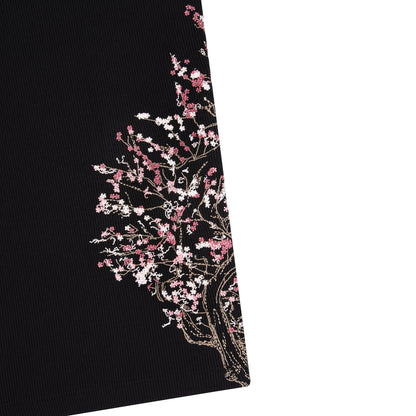 "blossom v3" ribbed T Shirt black