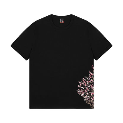 "blossom v3" ribbed T Shirt black