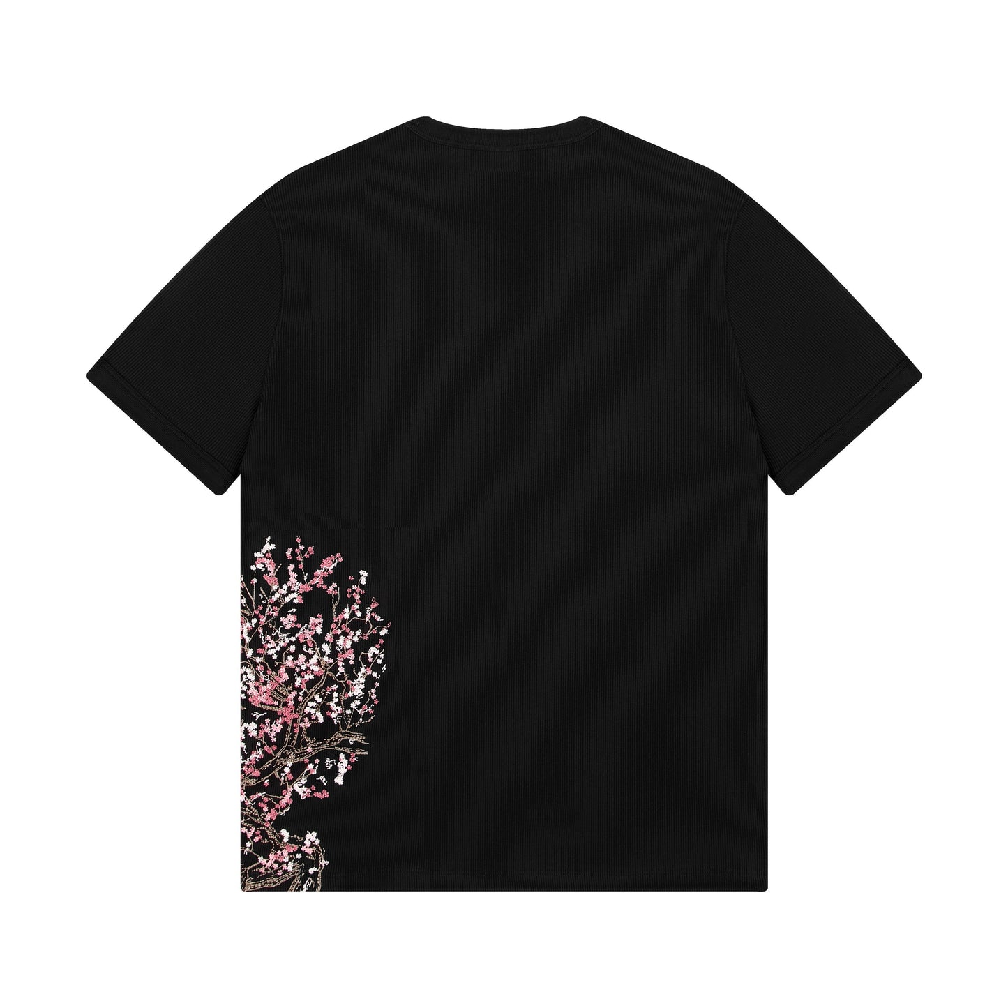 "blossom v3" ribbed T Shirt black