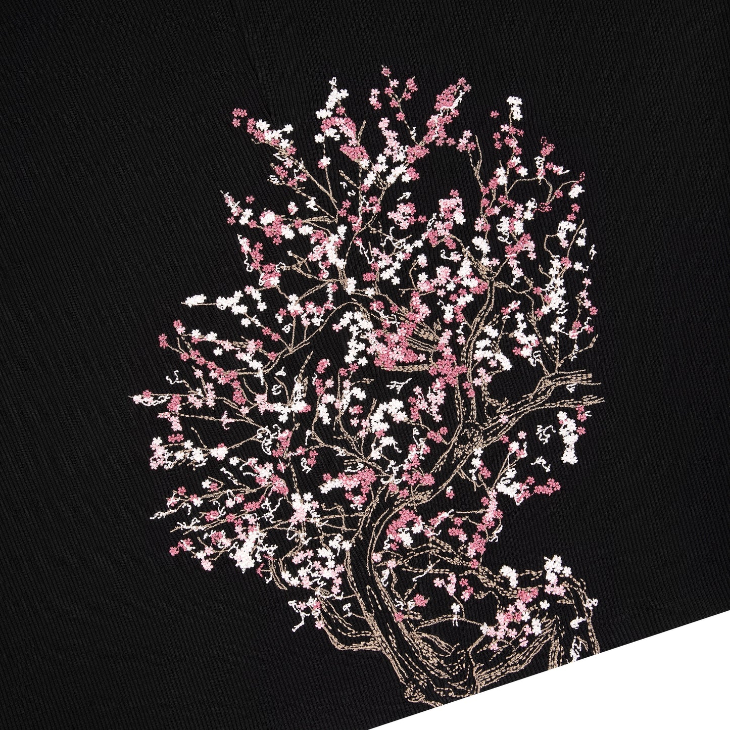 "blossom v3" ribbed T Shirt black