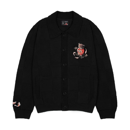 "koi" Polo Cardigan