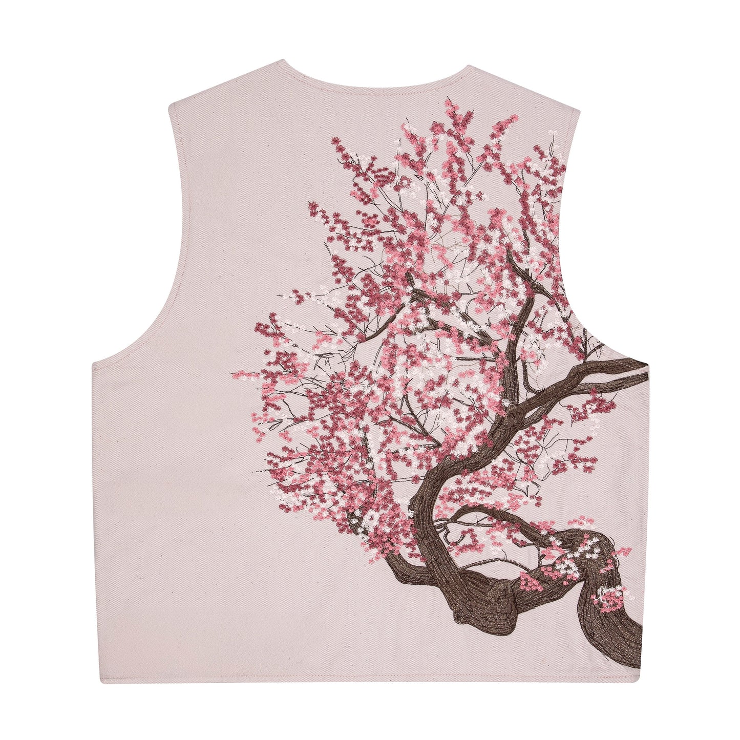 "blossom v3" denim Vest