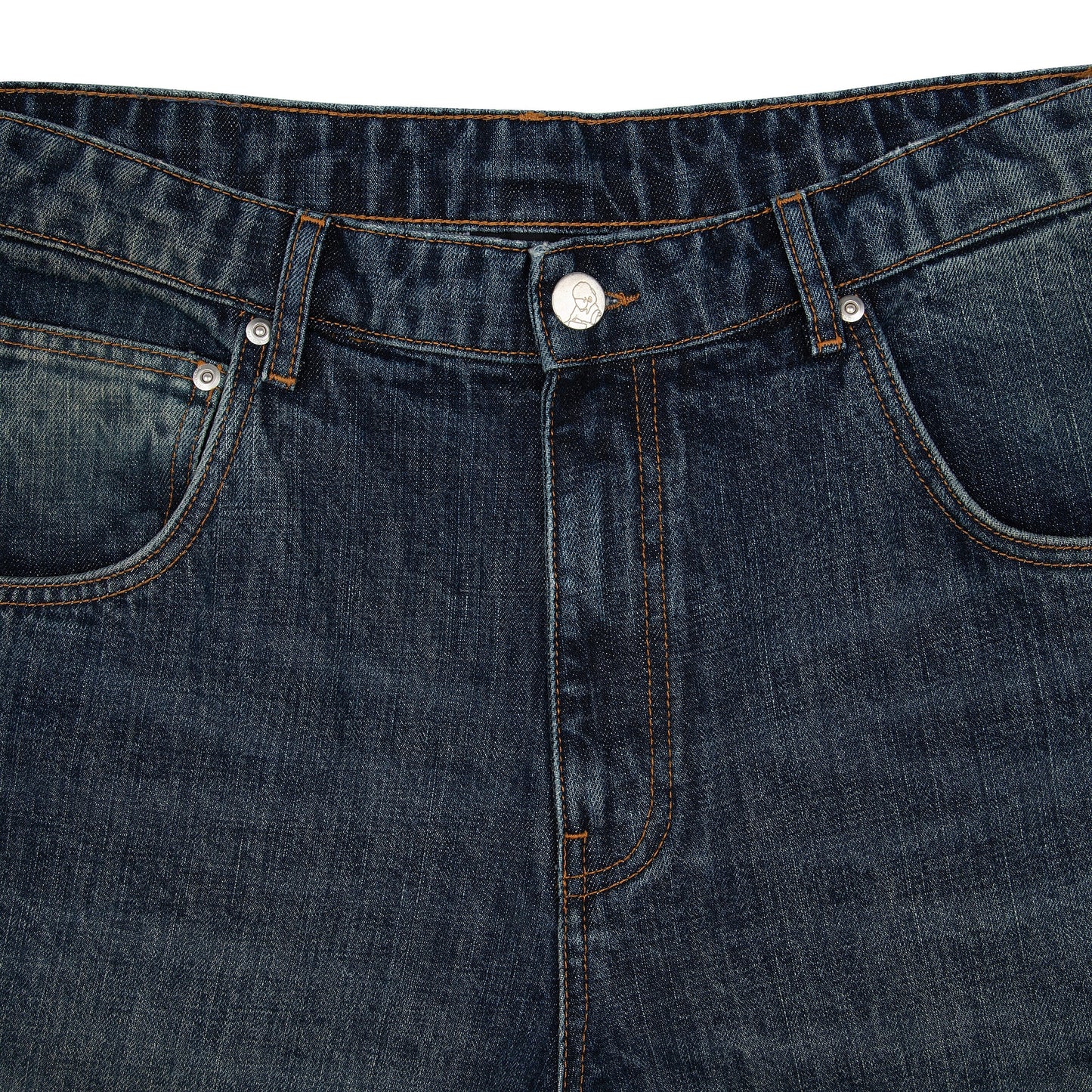 "yakuza" indigo washed Denim