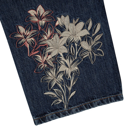 "yakuza" indigo washed Denim