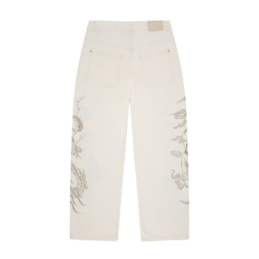 "yakuza" Denim off white