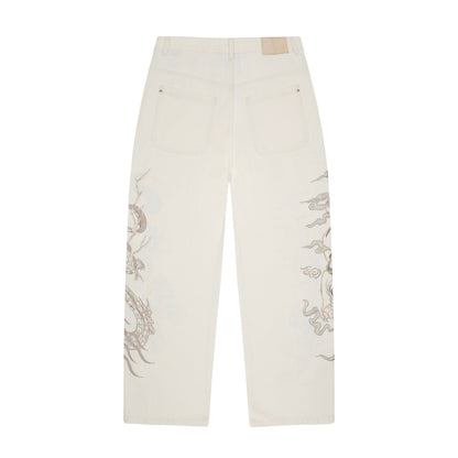 "yakuza" Denim off white