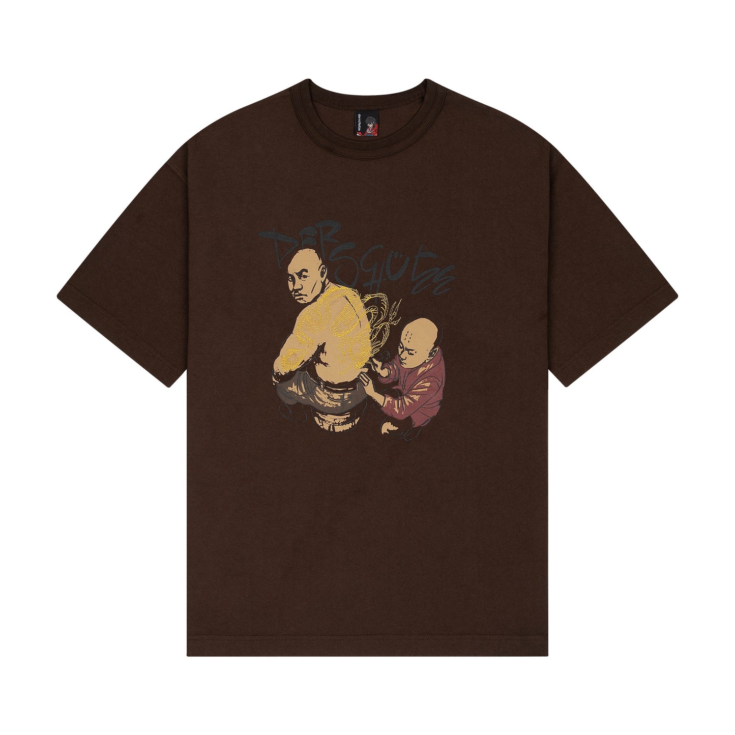 "yakuza" T Shirt dark brown