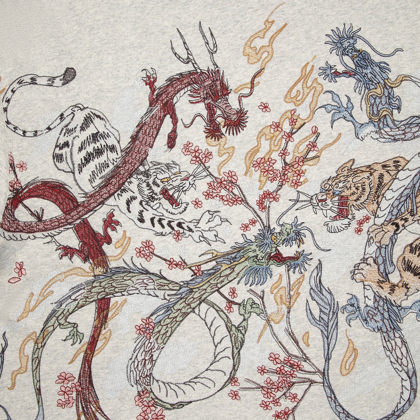 "yakuza" layered Longsleeve grey