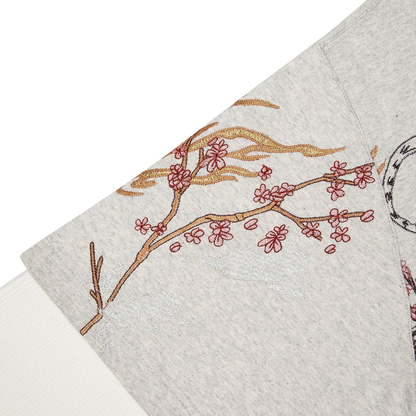 "yakuza" layered Longsleeve grey