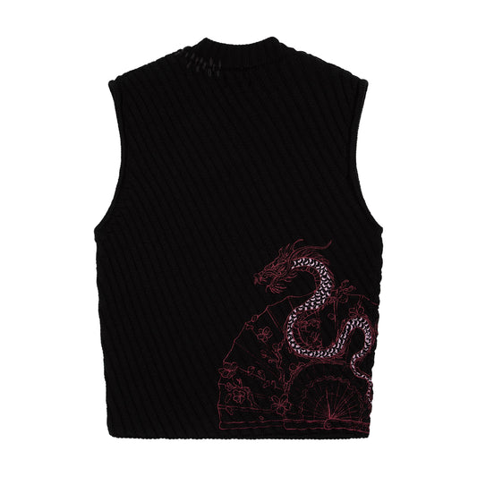 "yakuza" Knit vest