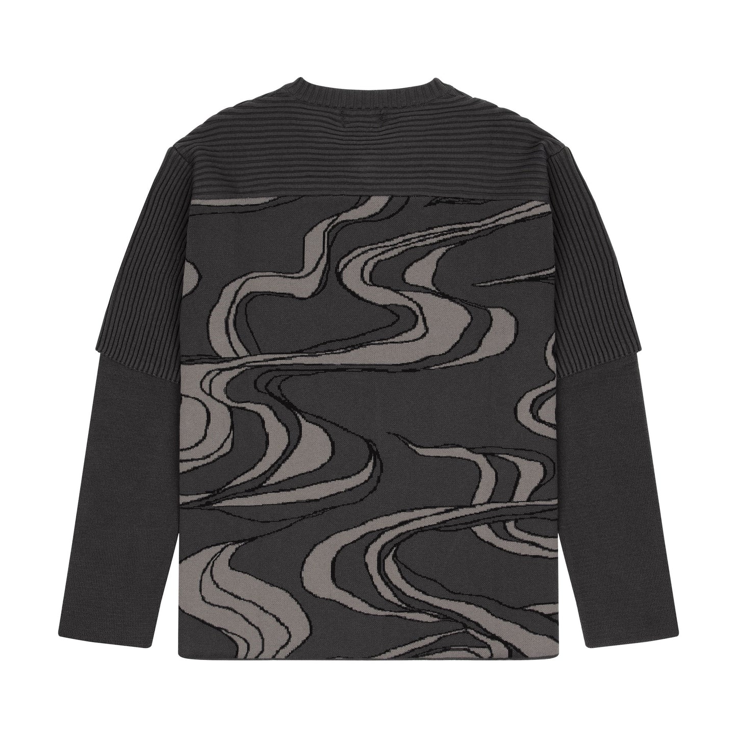 "yakuza" Layered knitted Jersey