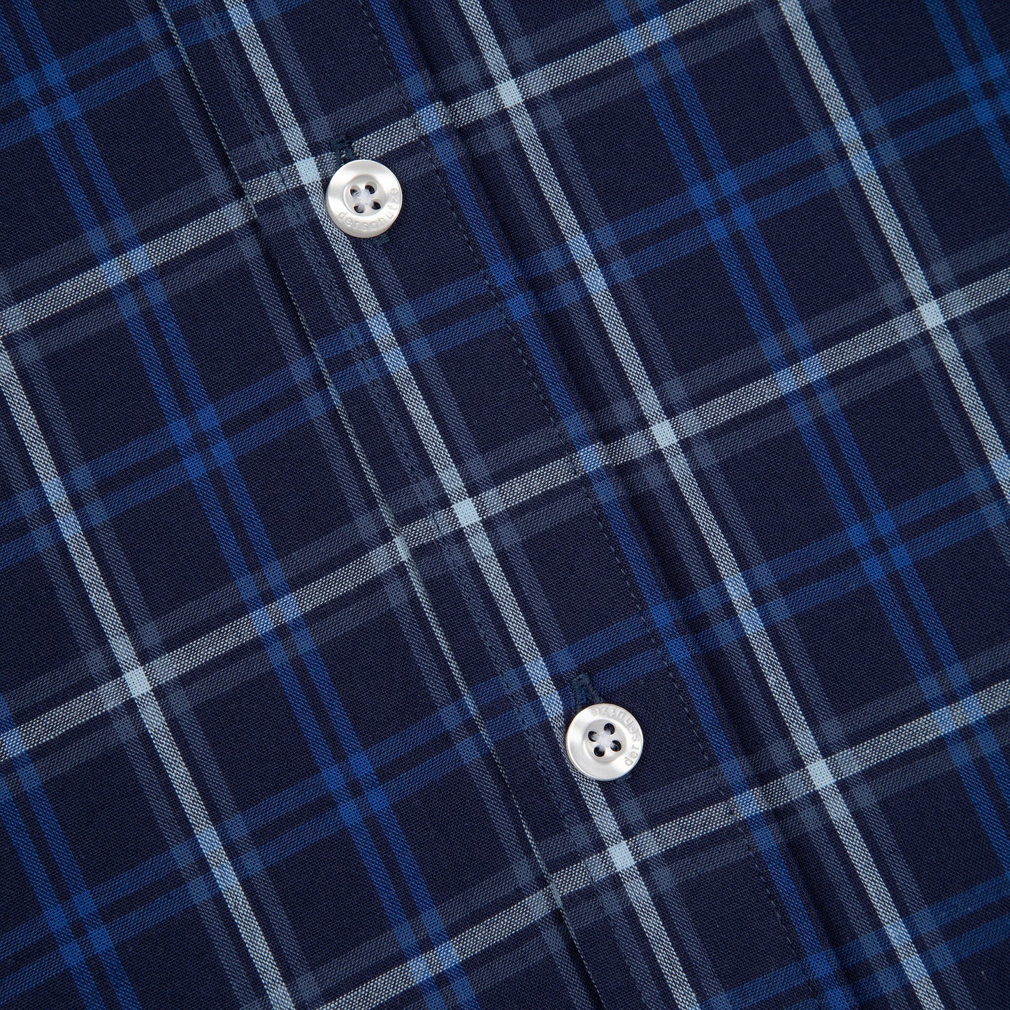 "yakuza" layered Shirt navy