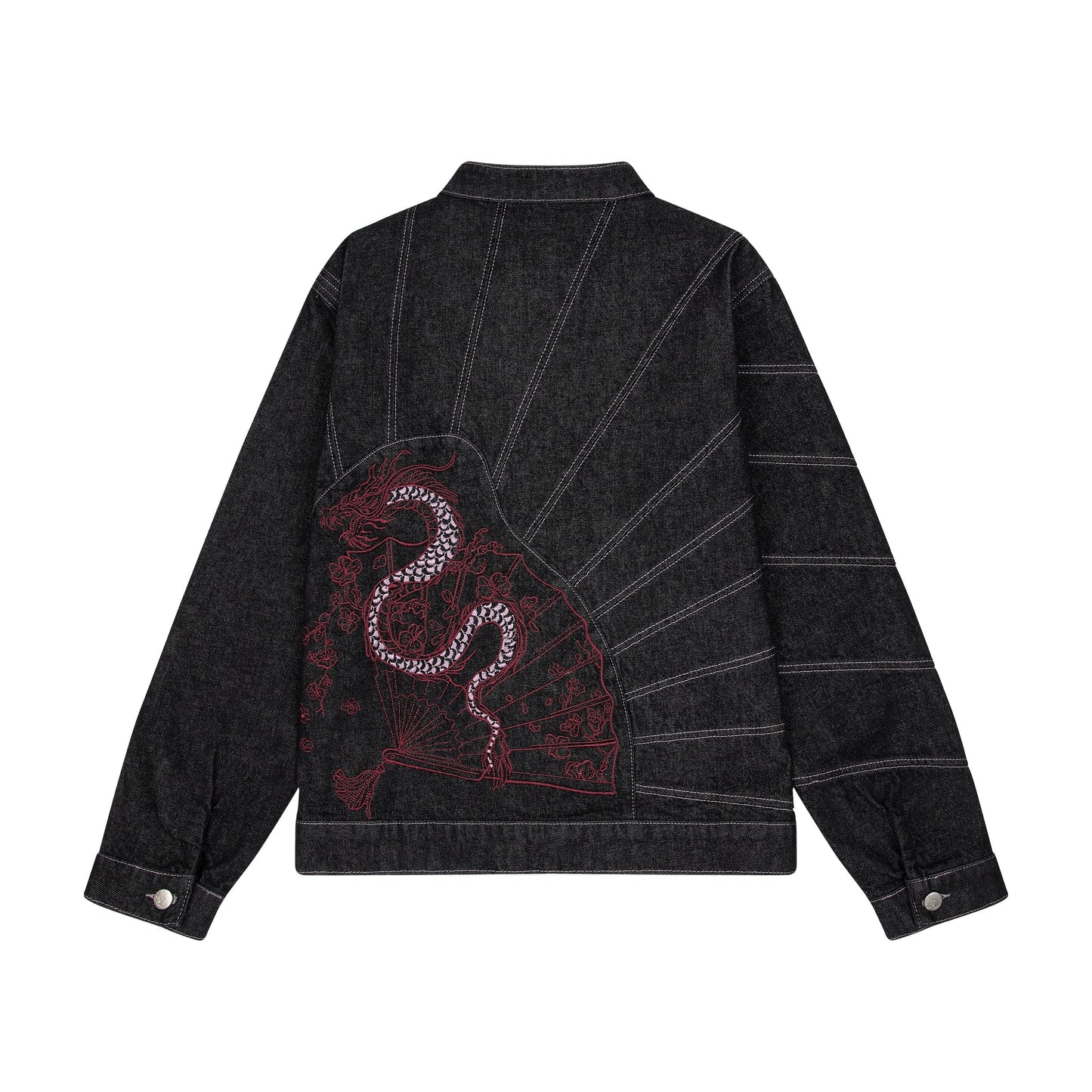 "yakuza" raw denim Jacket