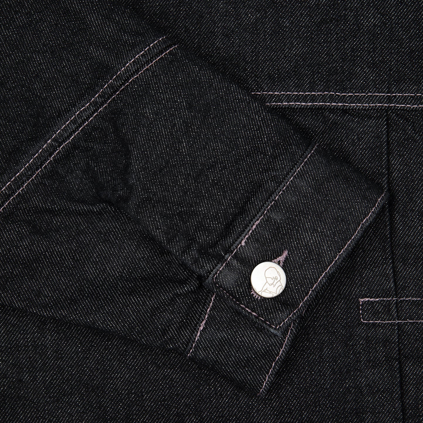 "yakuza" raw denim Jacket