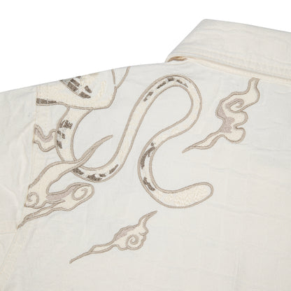 "yakuza" denim Jacket off white