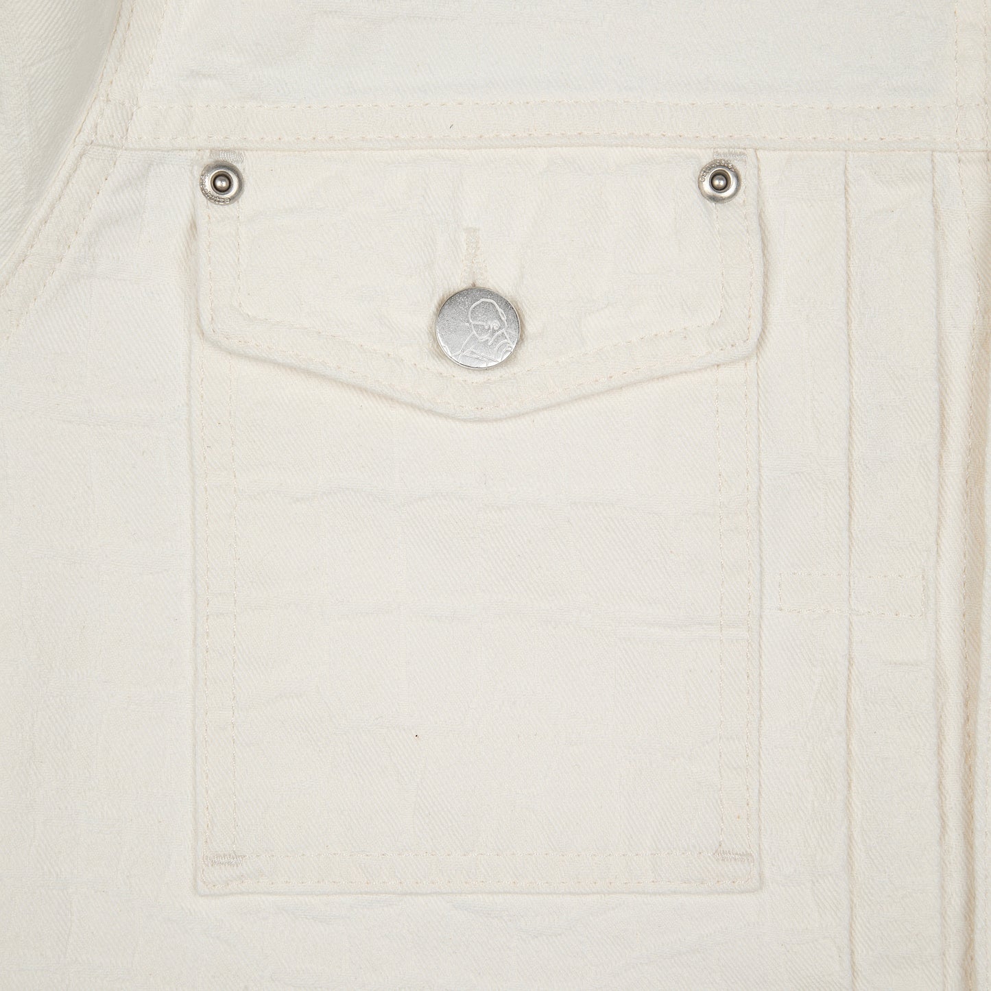 "yakuza" denim Jacket off white