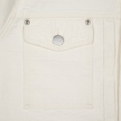 "yakuza" denim Jacket off white