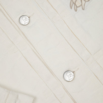 "yakuza" denim Jacket off white