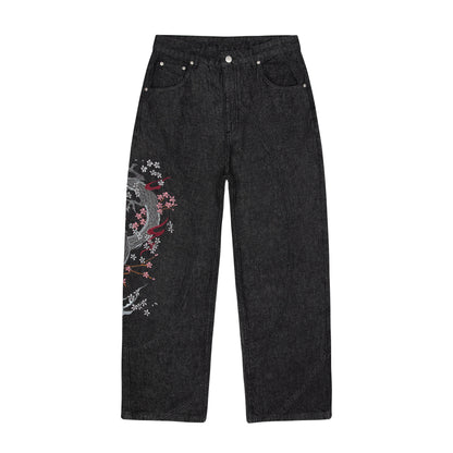 "yakuza" raw Denim black 02