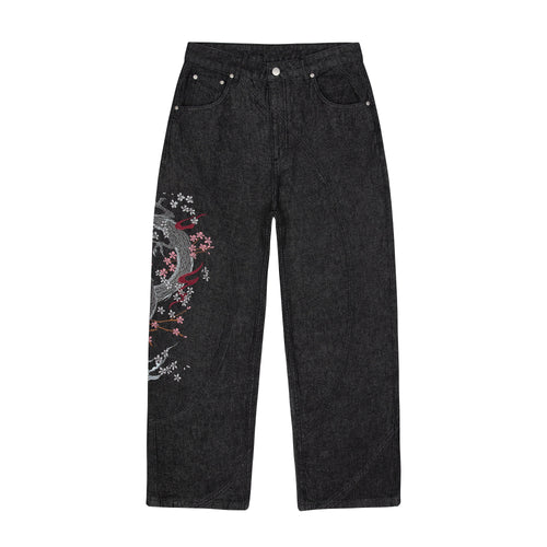 "yakuza" raw Denim black 02