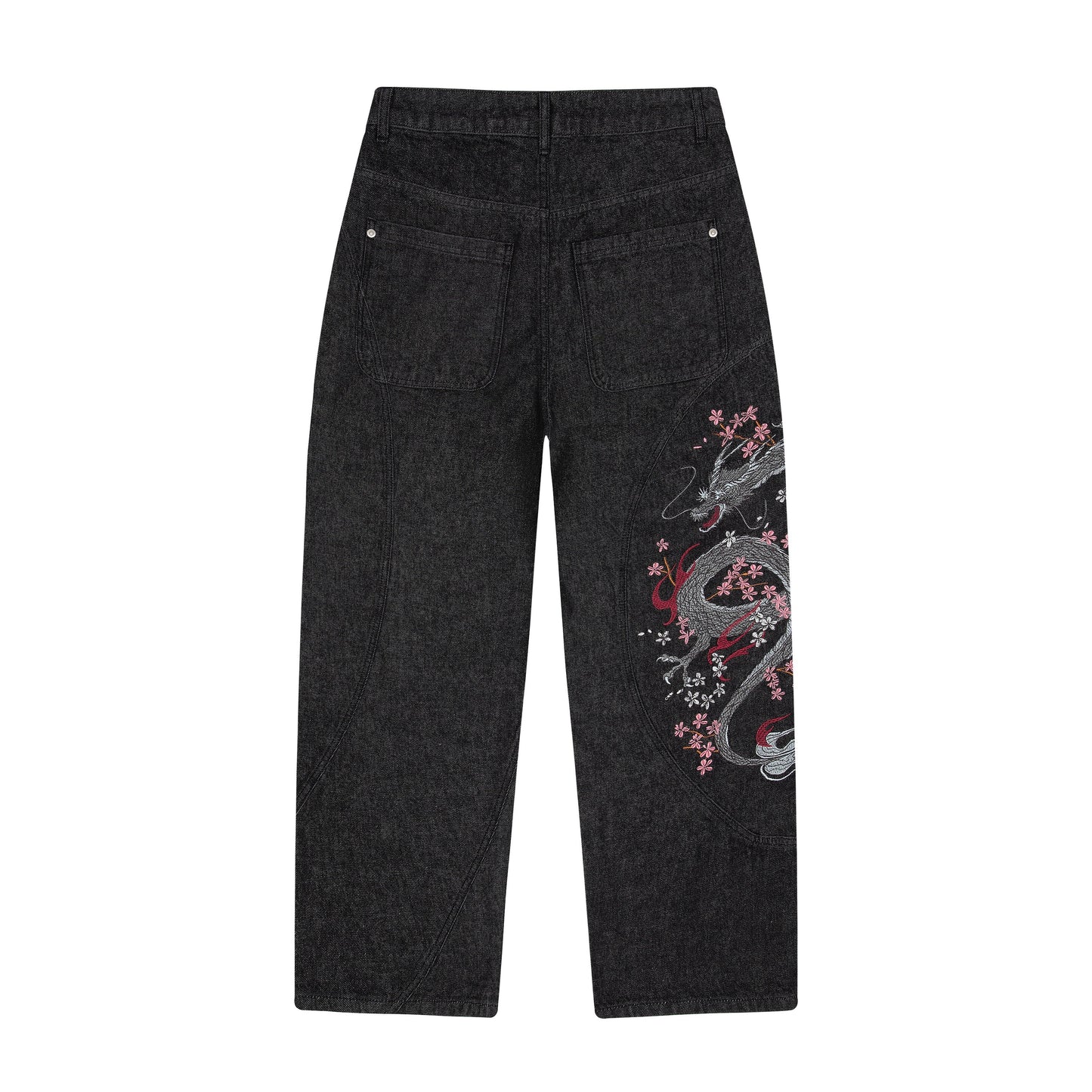 "yakuza" raw Denim black 02