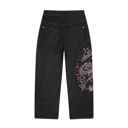 "yakuza" raw Denim black 02