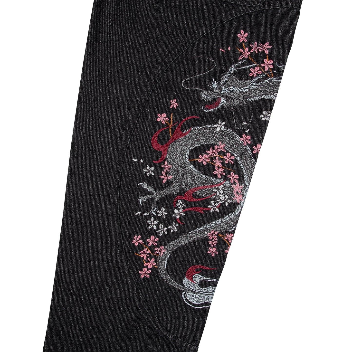 "yakuza" raw Denim black 02