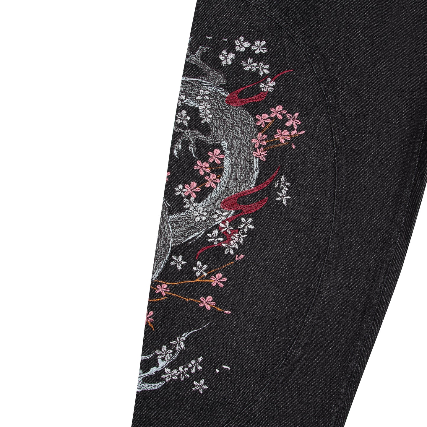 "yakuza" raw Denim black 02